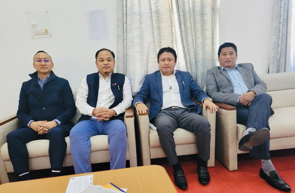 At the tea break during the Assembly Session with my Honorable colleagues from <a href="/BJP4Nagaland/">BJP Nagaland</a>! <a href="/tovihoto/">H Tovihoto Ayemi</a> <a href="/jacob_zhimomi/">Jacob Zhimomi</a> <a href="/AdvisorGon/">H.Haiying</a>
