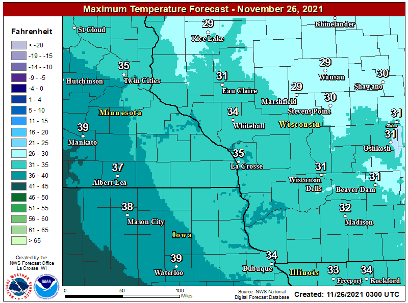 Good Morning SE Minnesota!

The weather will be the only boring thing at any store today.

Mostly cloudy throughout with highs in the mid 30s. South winds to 15 mph. Wind chills around 27 in the afternoon.

#MNwx #WIwx #IAwx #RochMN #Austin #Minneapolis #Rochester #Waterloo https://t.co/i4t9V5uaoy