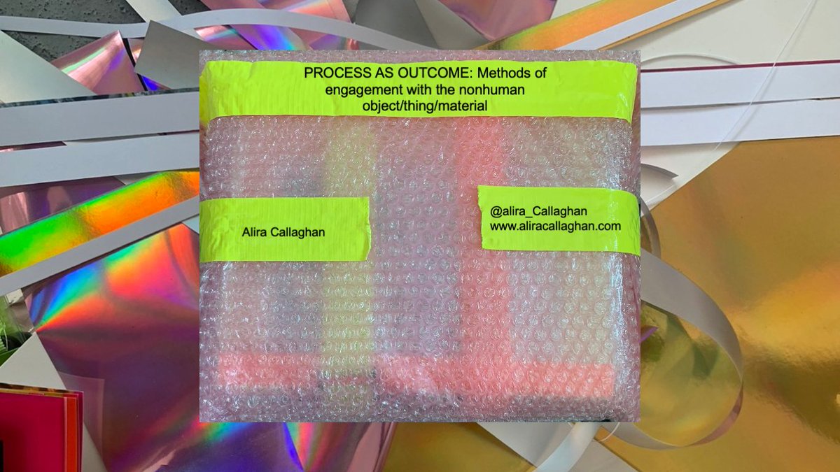 alira_callaghan's tweet photo. Great to hear of so many different and exciting art research projects during the #APARN21 virtual meet-up today. I spoke of my recently completed PhD practice-led research project https://t.co/U30CbTb3ae