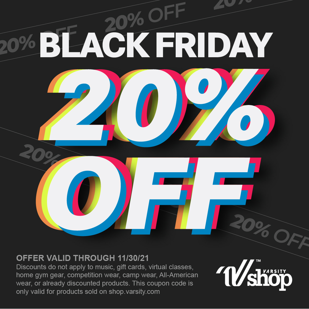 VarsitySpirit's tweet photo. Use code: GIVETHANKS20 for 20% OFF on The Varsity Shop this Black Friday! https://t.co/YsbeBzmJrW https://t.co/VeilsMbUn5