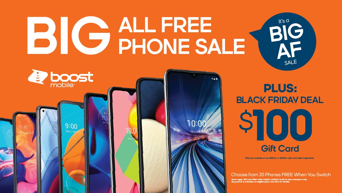 Boost Mobile on Twitter "It’s a big AF phone sale! 👀 Choose from over