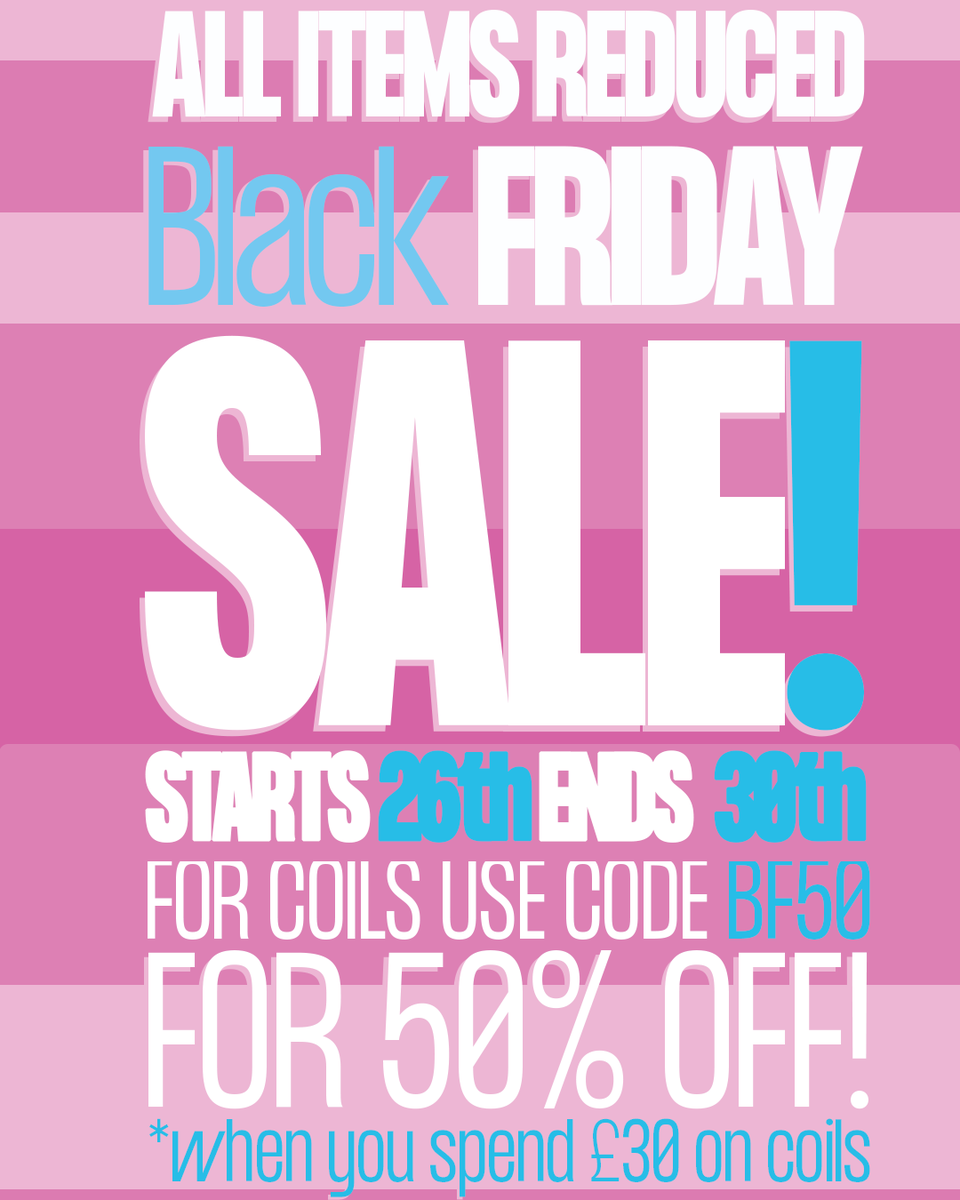 BLACK FRIDAY HAS LANDED AT COILS BY SCOTT
mailchi.mp/0c81ef77b6c1/b…