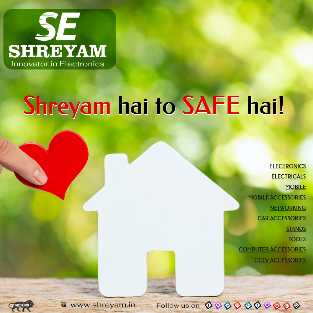 SE_Shreyam's tweet photo. No need to worry when Shreyam is your Electronic Buddy! 😊 Because Shreyam Hai To Safe Hai!!
.

.

.

.

.

#safety #safetyfirst #safetytips #firesafety #safety1st #safetymeasures #workplacesafety #workplacesafety #mwt  #electronic #electronics #shreyam #shreyamindia https://t.co/DuBiMVB8px