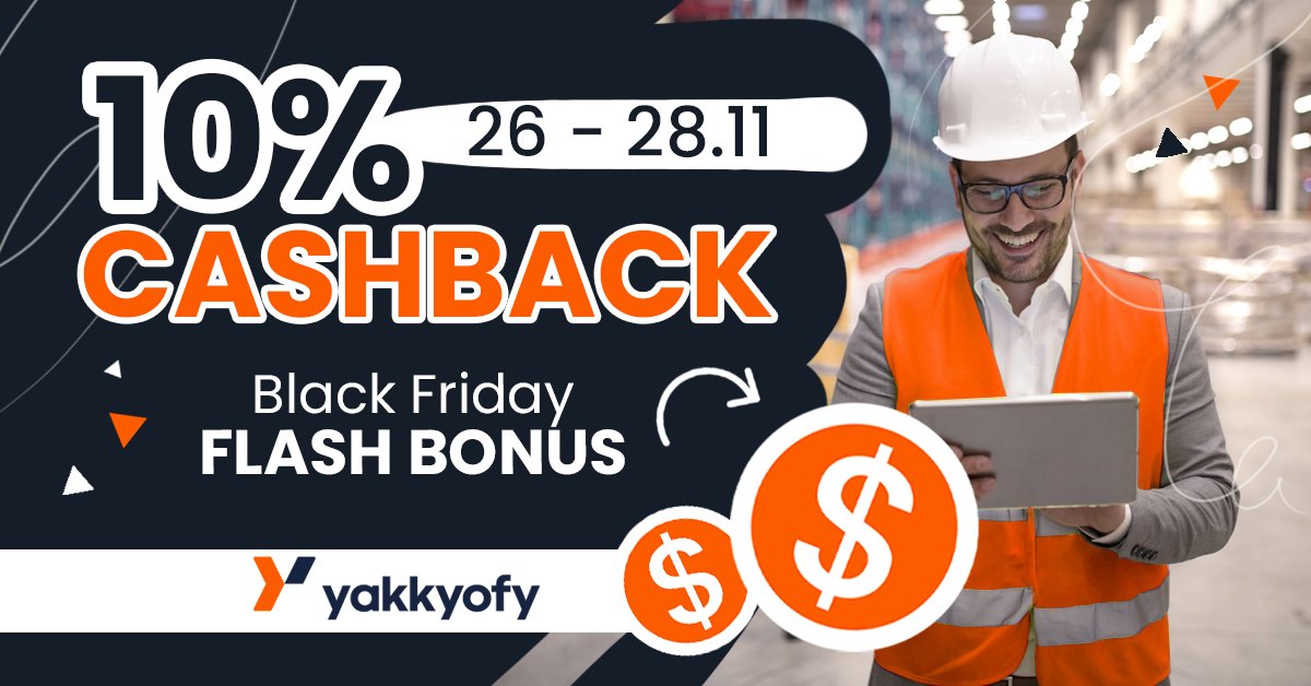 🏆Don’t miss this #BlackFriday #FlashPromo for #eCommerce Owners
Hurry up, you have until Sunday at midnight to get a Cashback for #wholesale and #dropshipping products from #China
More info here➡️  bit.ly/3HS6nzK

#blackfridayspecial #blackfridayspecials #bfcm #PMI #SME