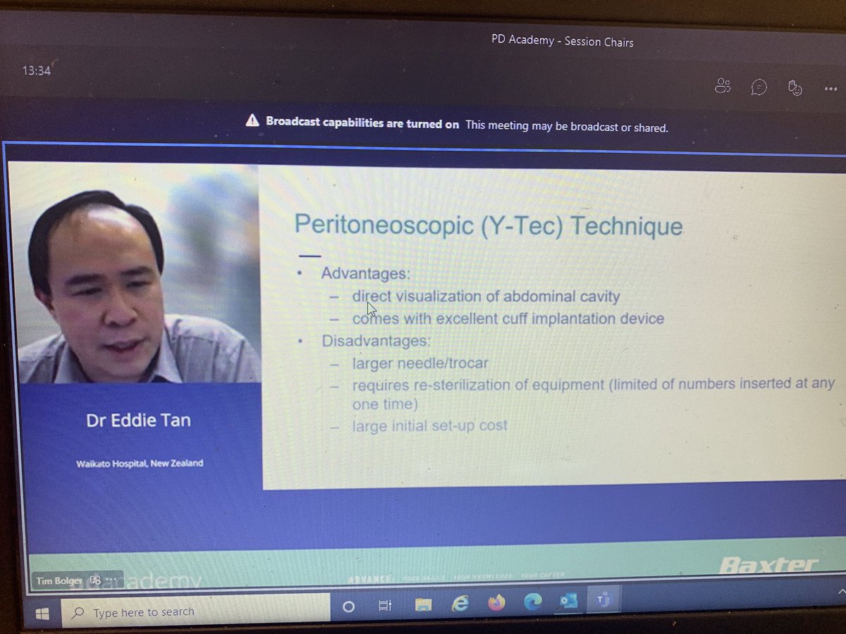 Nephrologist inserted PD catheter to enable acute PD - Dr Eddie Tan on Y-Tec. #pdacademy2021 @ISPD1 @ANZSN @WalaaSaweirs @kamal_sud @mudgey2 @DWJohnsonNeph @MichelleDuddin2