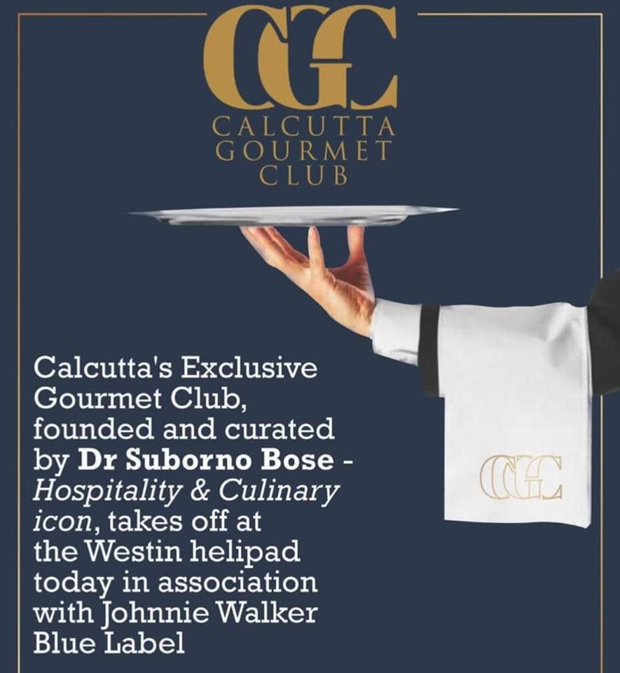 subornobose's tweet photo. Finally Calcutta will have the taste of gourmet food by some of the best chefs in the world. Welcome to the world of Gourmet!
#DepthOfBlue #johnniewalker #johnniewalkerindia #drinkresponsibly #limitededition #hospitalityindustry #gourmet #gourmetfood https://t.co/sMx0nCSDlY