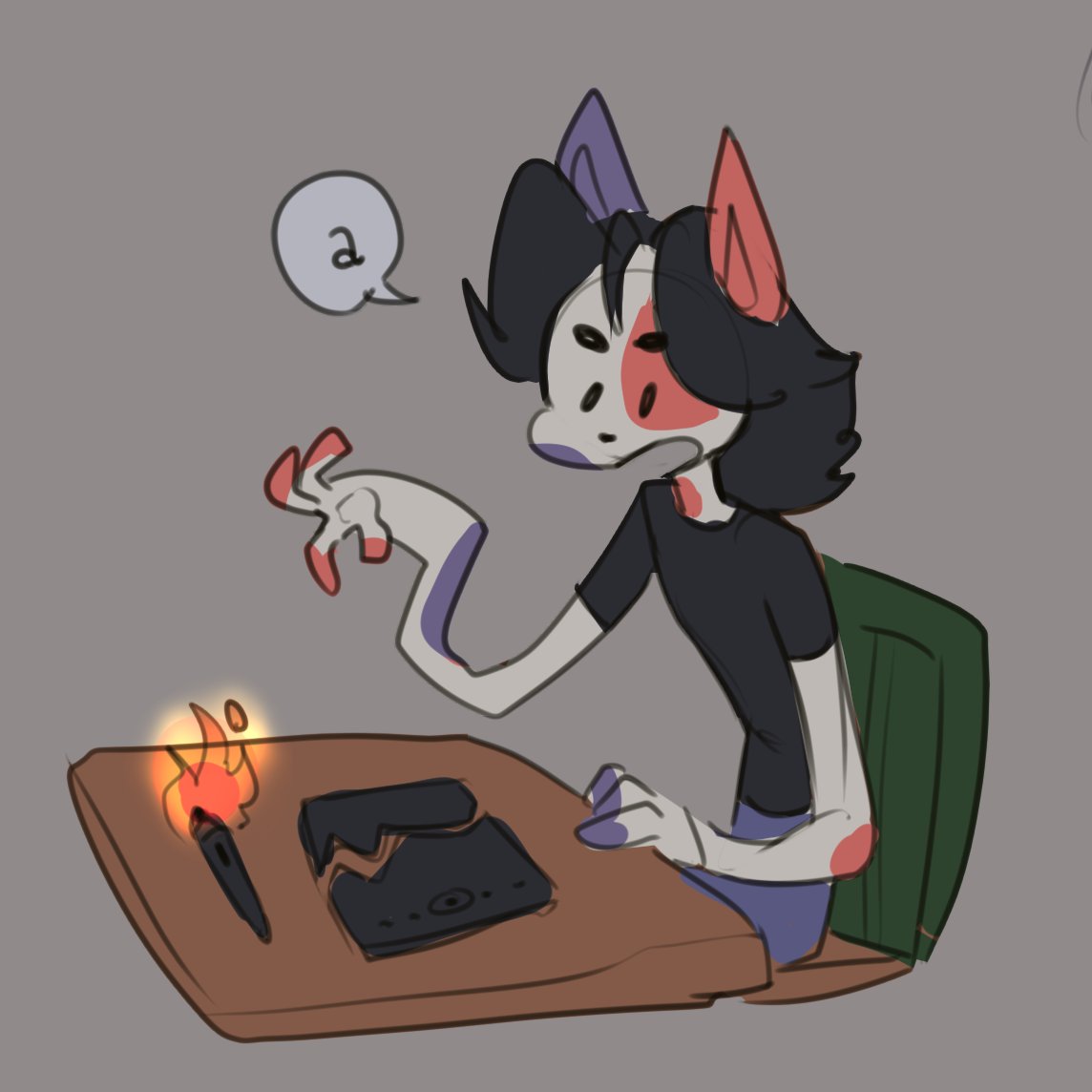 nai_ive's tweet photo. Perdón por la cantidad insana de spam que hice jejeje, hasta aquí le dejo, muchas gracias por prestarme sus criaturas uwu https://t.co/5bc2rHtwOb