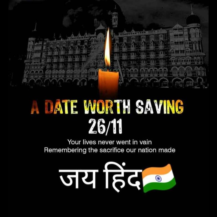 itzNeh1's tweet photo. 13 years ago, we saw the the darkest of days. But we also saw the brightest of light shine through.
It was a day that United us. Today, we stand stronger, and shine brighter than ever before. 
#MumbaiTerrorAttack  #MumbaiAttacks  #2611Attack #Braveheart https://t.co/83XPfOFuRx