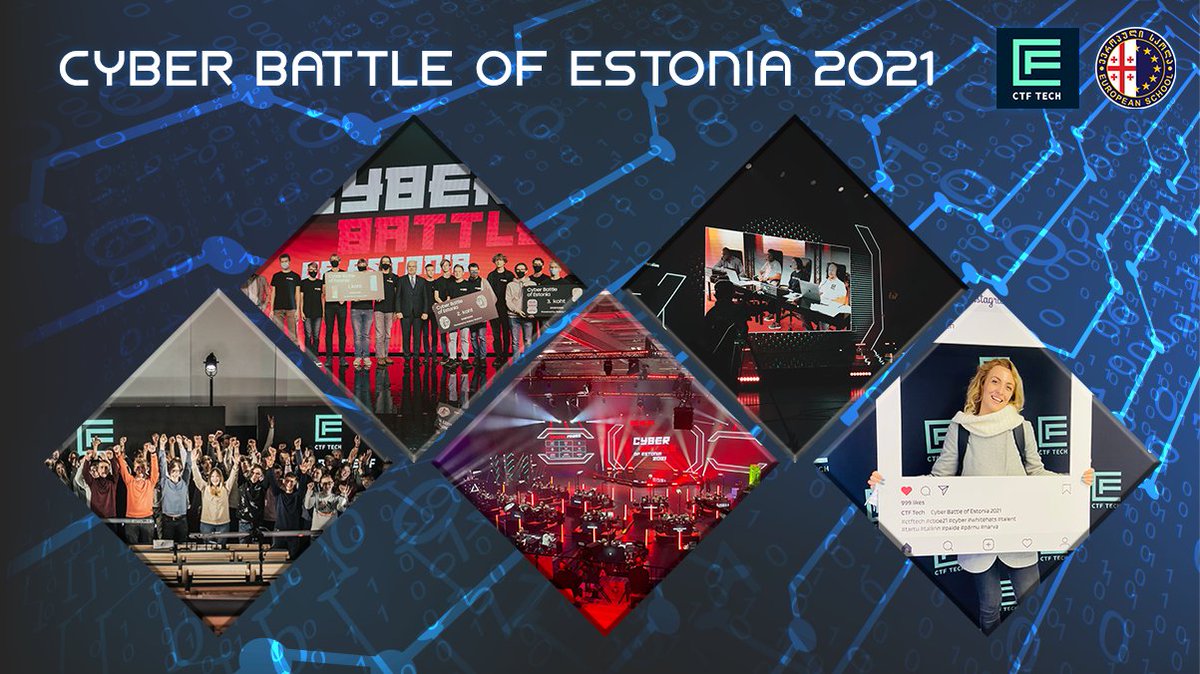 EuropeanSchool5's tweet image. 💠On October 30th, the Cyber Battle of Estonia 2021 was held in Tartu. The European School was invited as a VIP guest to the Cyber Battle of Estonia 2021. Nina Bitskinashvili – a technology teacher represented the ES at the event.  #ctftech #cboe21