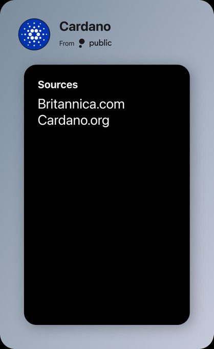 Check out Cardano on Public! https://t.co/5kCIjLqHmJ<a href="/tag/draftkings"class="tags"><span>#draftkings</span></a>
