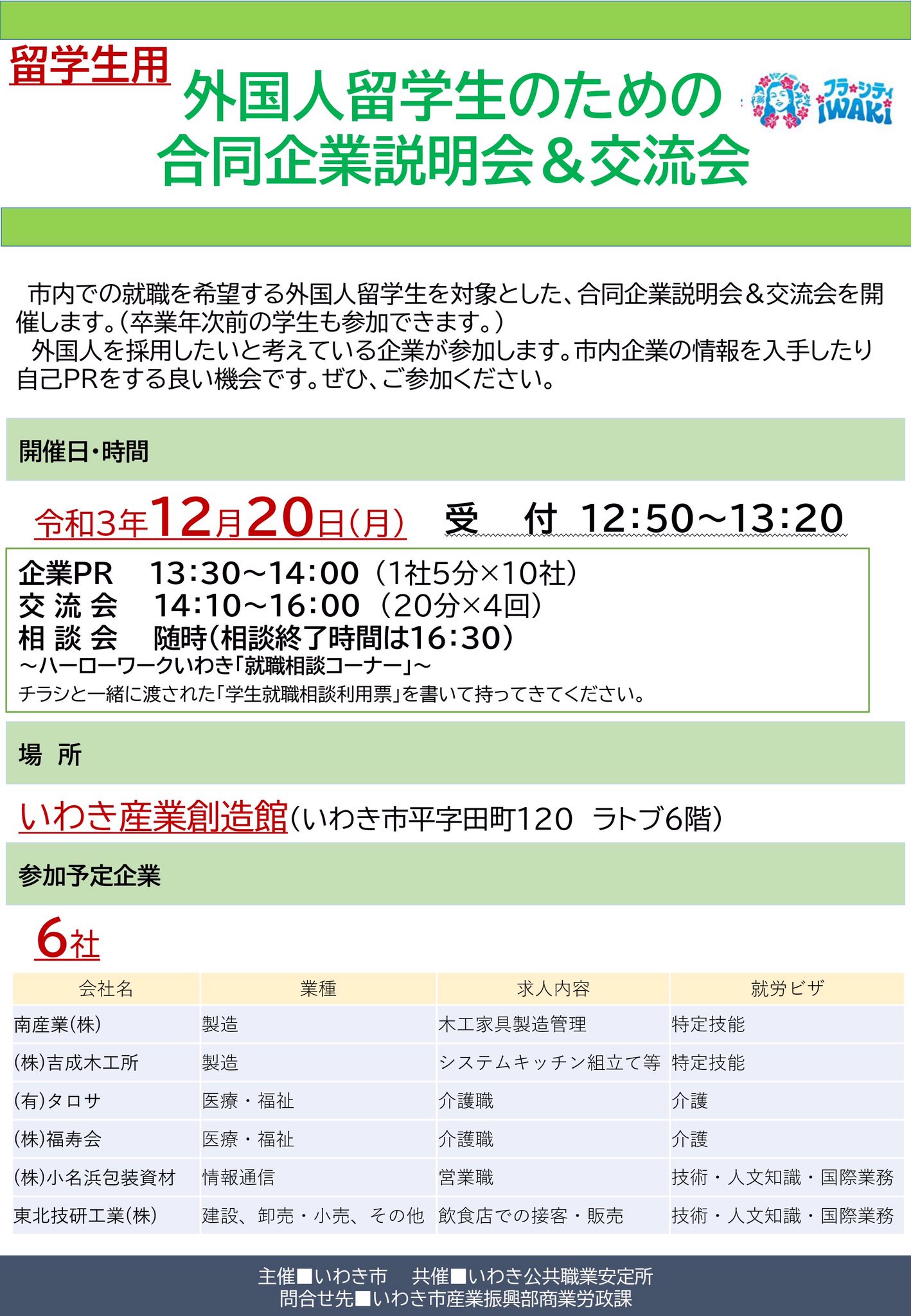 公財 いわき市国際交流協会 Iia Info Twitter