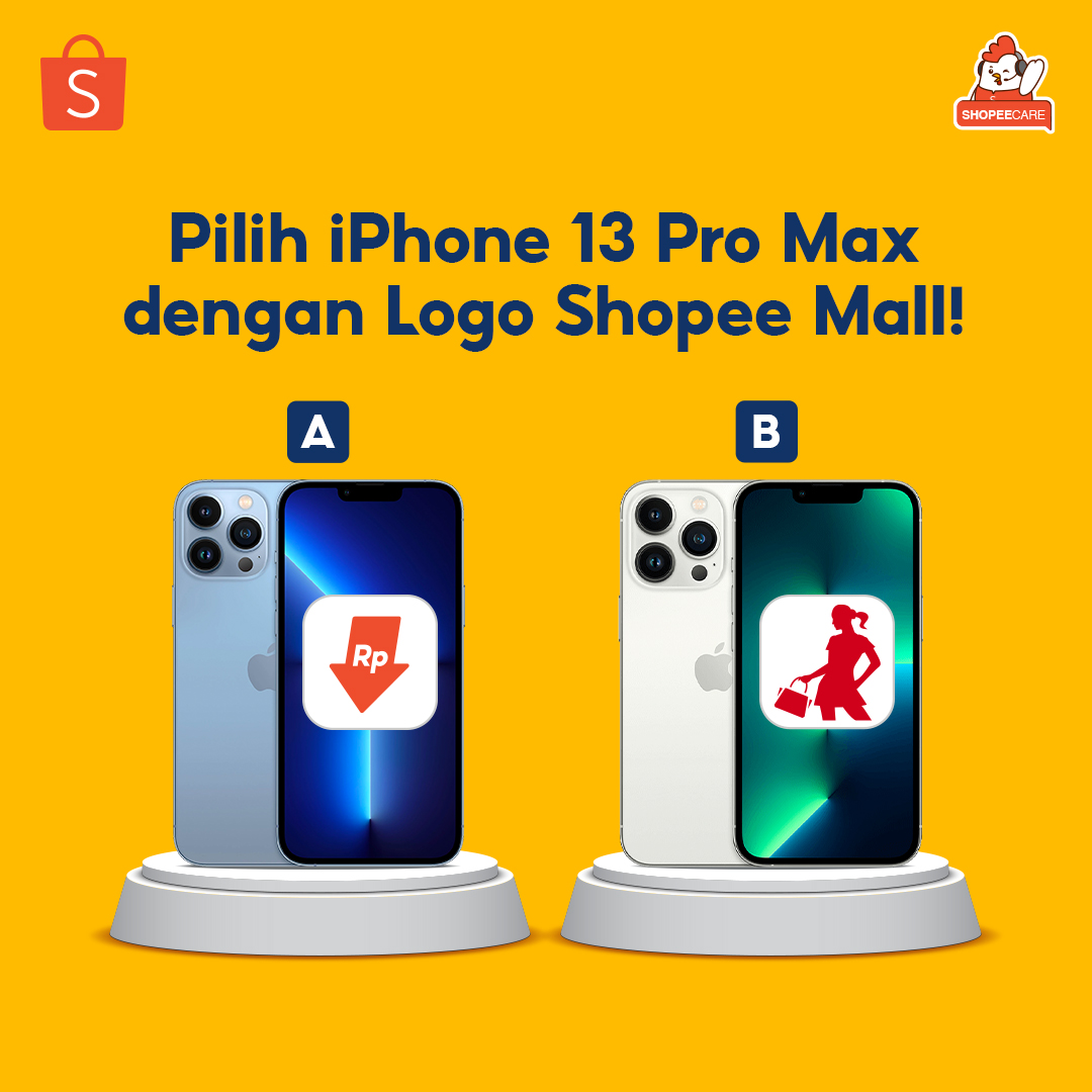 ShopeeCare's tweet photo. HP impian siapa nih iPhone 13 Pro Max terbaru?🥳 Buruan follow @Shopeecare dan reply jawaban kamu sebanyak-banyaknya!🎉 Siapa tau impian kamu yang terwujud lebih cepat!🤩 https://t.co/BTnnYFOeZ1