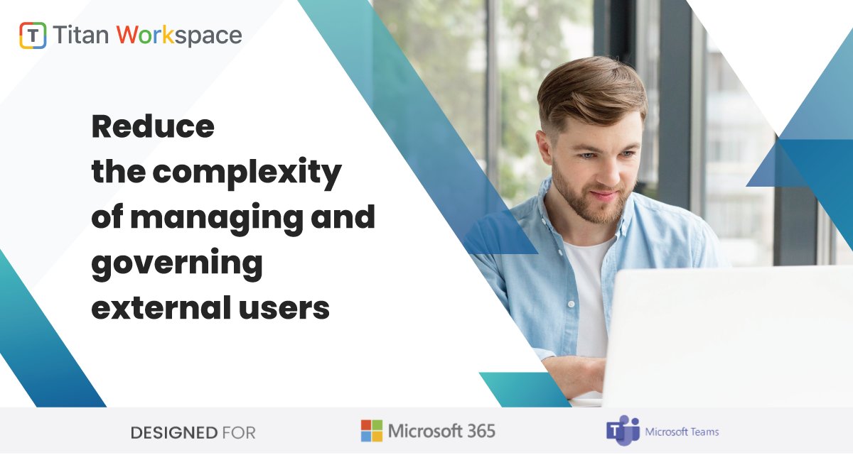 titanworkspace's tweet photo. Titan Workspace allows you to set up a dedicated #GuestUserPortal for your #ExternalUsers to share documents and many more.
Visit https://t.co/lWbPbnF30j for more information.
#Employeeengement #workfromanywhere #microsoftteams #office365 #externalworkforce #futureofwork https://t.co/APttVxmNnn
