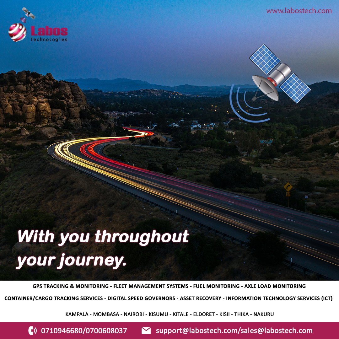 labos_ltd's tweet photo. With our 24/7 tracking services we are always ready to help you at any time you need us!! 
#vehicletracking #speedgovernors #GPStracking #LabosTech #Trackingservices #Fleetmanagement #Fuelmonitoring #Axleloadmonitoring #Cargotracking #Containertracking #RFID 
Link in our bio! https://t.co/TyWWBfL4zx