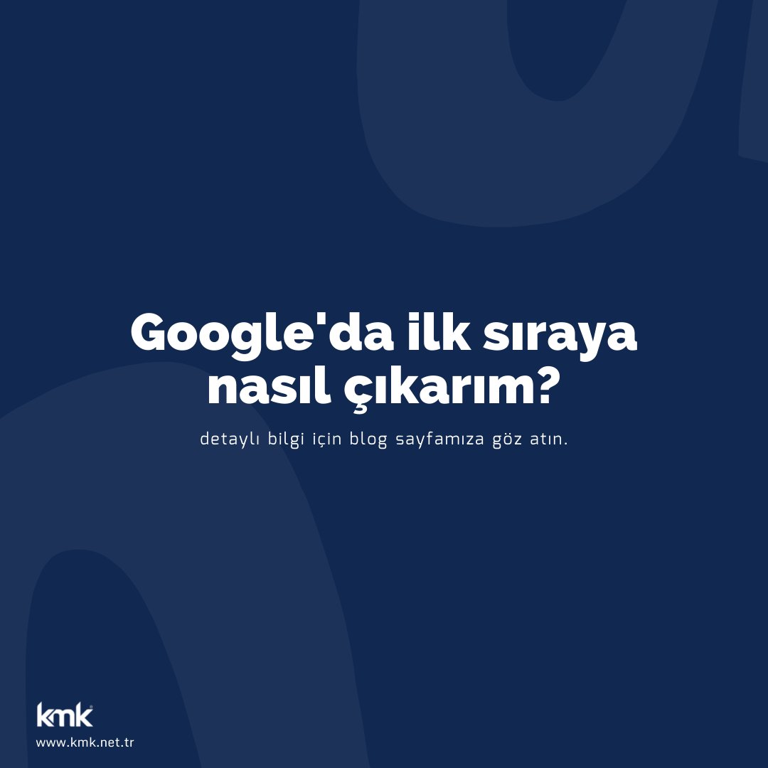 Google İlk Sıra’da Çıkmak: Google açısından yapılacak 2 farklı çalışma e ticaret sitesini ilk sayfalara çıkarmaya yarayacaktır. SEO veya SEM bu iki çalışma ile e ticaret sitenizi Google ilk sıralara çıkartabilirsiniz. eticarethazirla.com/google-ilk-sir… #kmk #websayfasi #eticaret #eihracat