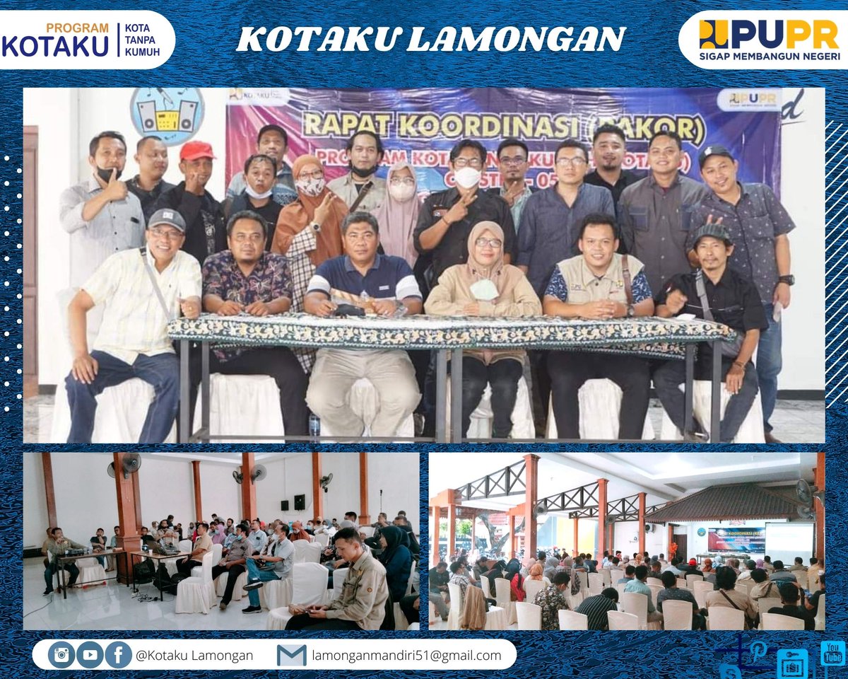 osp3jatim's tweet photo. Giat pada hari ini KOTAKU LAMONGAN. Melaksanakan Rapat Koordinasi Cluster 05, yang dilaksanakan di Kabupaten Tuban..

Pelaksanaan Kegiatan ini sudah menerapkan Protokol Kesehatan, 

Pengecekan suhu badan serta mencuci tangan-pun dilakukan sebelum dan setelah melaksanakan Kegiatan https://t.co/D2JCFcN1Ee
