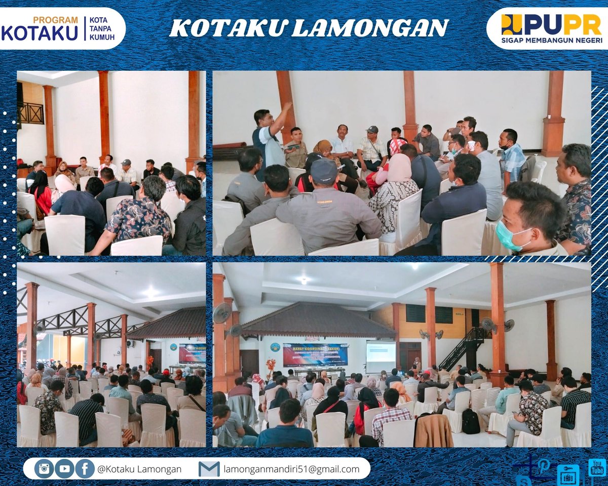osp3jatim's tweet photo. Giat pada hari ini KOTAKU LAMONGAN. Melaksanakan Rapat Koordinasi Cluster 05, yang dilaksanakan di Kabupaten Tuban..

Pelaksanaan Kegiatan ini sudah menerapkan Protokol Kesehatan, 

Pengecekan suhu badan serta mencuci tangan-pun dilakukan sebelum dan setelah melaksanakan Kegiatan https://t.co/D2JCFcN1Ee
