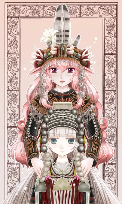 時短でブラシとか素材に頼りがちだけど
これらのイラストの小物はちゃんと自分で描いてまして
来年はちょっとした3Dモデル作れるようになるのを目標にして
この手の小物描く技術を活かしたいなぁって思ってたりする 
