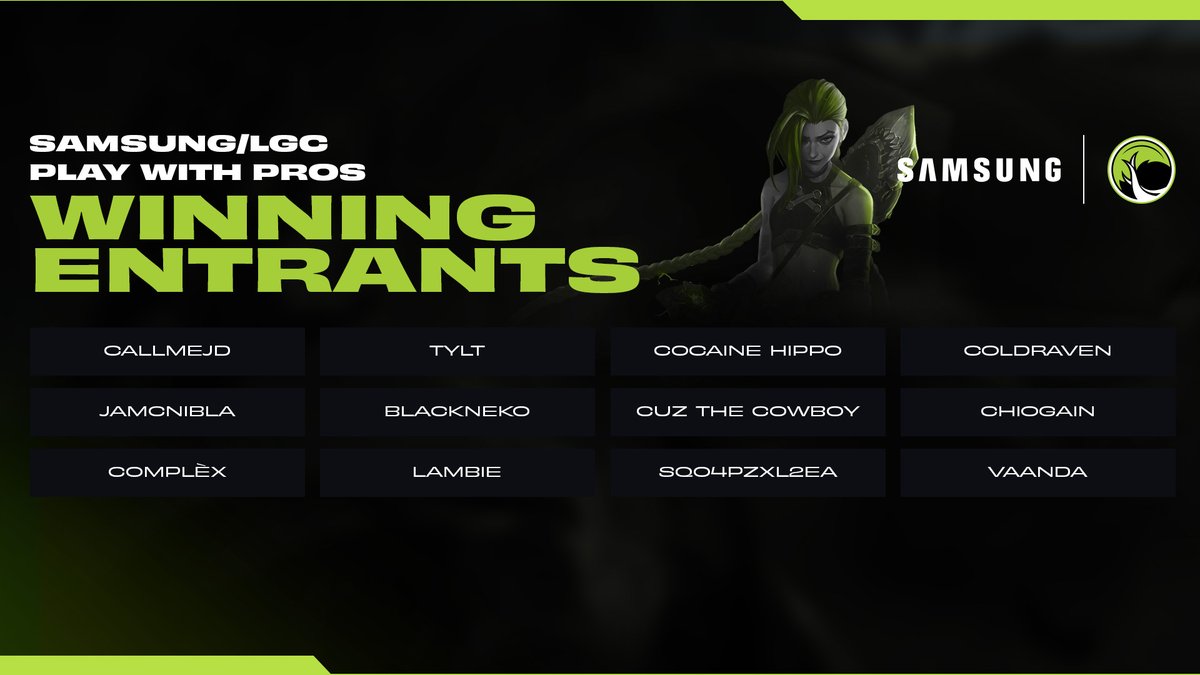 We are bringing back the Samsung-Legacy Community League for one 𝔣𝔦𝔫𝔞𝔩 time.

Presenting our winning entrants!