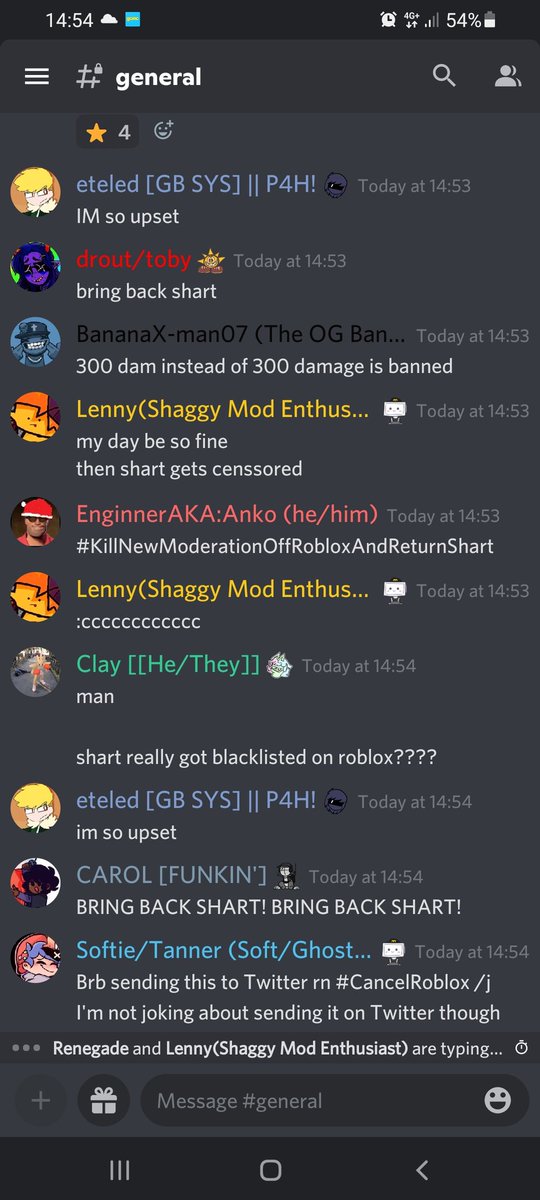 EnbyOnTheInter7's tweet image. Nah wtf this is slander #CancelRoblox /j