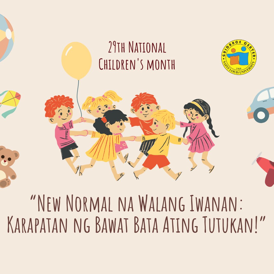 slu_ccw's tweet photo. Children may be confined, but their rights are not!

Here are some tips on how parents, caregivers and other adults can safeguard the mental well-being of children at home during this new normal: 

https://t.co/HRKOlnzLzW https://t.co/3hCsJRf3op