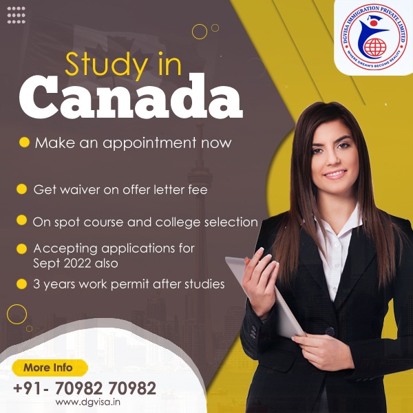DgVisa's tweet photo. Study in Canada
.
Make an appointment now
* Get waiver on offer letter fee
.
.
.
.
#dg #dgvission #dgvisa #immigration #immigrants #emmigrants #consultant #canada_visa #study #canadaimmigration #studytips #canadatour #canadatourist #canadastudyvisa #studyincanada https://t.co/G6a8RzvB09