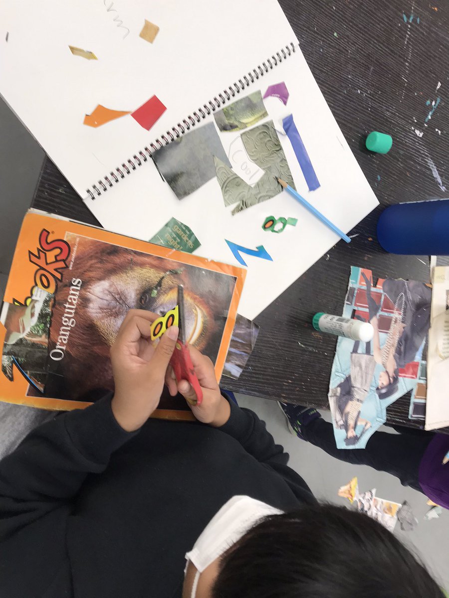 NIS_Arts's tweet photo. Is pink warm or cool? Is dark purple cool or warm? Grade 1 and 2 looking through old magazines for warm and cool colors to add to our collage @NIS_Grade1 @NIS_Grade2 #NISinquire #collage #warmorcool https://t.co/tfJpfvwKAp