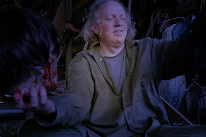 DeadFredHorror's tweet photo. Last movie of the night and of course courtesy of @Tubi
Haven't seen the first one but I'm itching for some @PoloniaBros_Ent movies #NowWatching #ReturnToSplatterFarm #HorrorMovies https://t.co/H5acAsZnK9