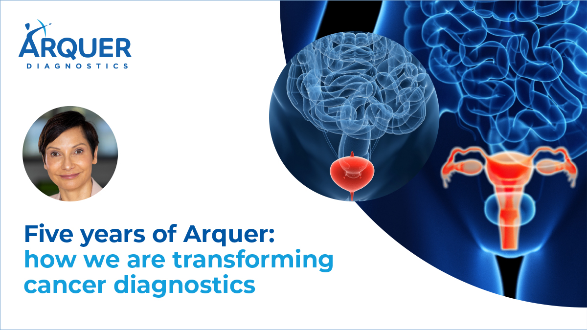 ArquerDx's tweet photo. Our CEO @naolge has written a very personal article about how she has changed privately and professionally during her five years at the helm of Arquer. Read more about what drives Nadia and and our exciting plans for the future. #TeamArquer
 https://t.co/9SYFJL70yO https://t.co/vGKwPdyLV1