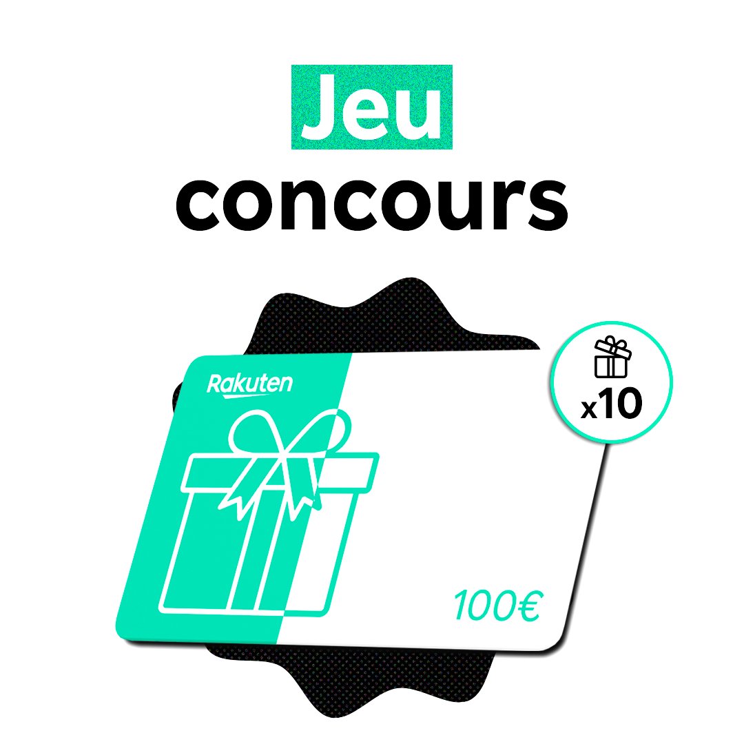 RakutenFrance's tweet image. ⚫️ BIG JEU CONCOURS BLACK FRIDAY⚫️ 

10 bons d'achat de 100€ à gagner pour se faire plaisir !

Pour participer c’est très simple : 
- Follow @RakutenFrance 
- RT avec le #BlackFridayRakuten 

Bonne chance 🍀
TAS : ce soir 🤩

#RakutenFrance #BlackFridayRakuten #BlackFriday