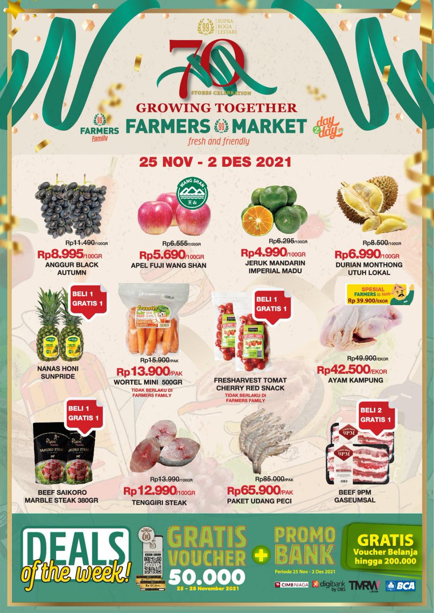 Citra_Lake's tweet photo. Get your groceries at Farmers Market CitraLake Sawangan, and get special discount prices on selected items!⁣ https://t.co/tIcrILjce9