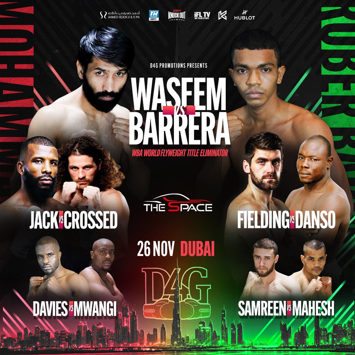 seddiqiboxing's tweet photo. Fight night. Is. HERE π₯
Watch live and for free HERE π https://t.co/x99QBl7e0f
#D4GFightNight #Boxing #DubaiBoxing #WaseemBarrera #RockyFielding #BadouJack #MuhammadWaseem #OharaDavies #uaeboxing #TheSpaceDXB https://t.co/PT2rqCS0Vb