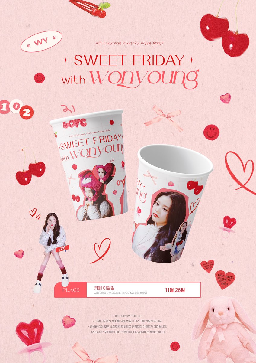 IVEUpdates_'s tweet photo. Dita of secret number was seen drinking a coffee with a coffe cup IVE WONYOUNG project from @_Cherish10 to welcome Wonyoung's debut on IVE.

📸© @DDD_dita_   
#IVE #아이브
@IVEstarship @IVE_twt
@5ecretNumber #DITA https://t.co/0QWAx478sD