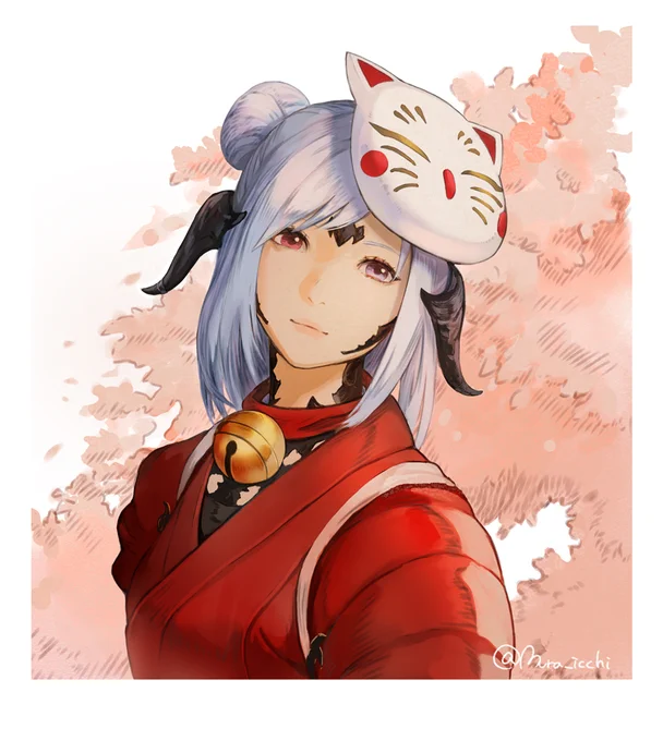 モデル おらーじゅさん #FF14イラスト 