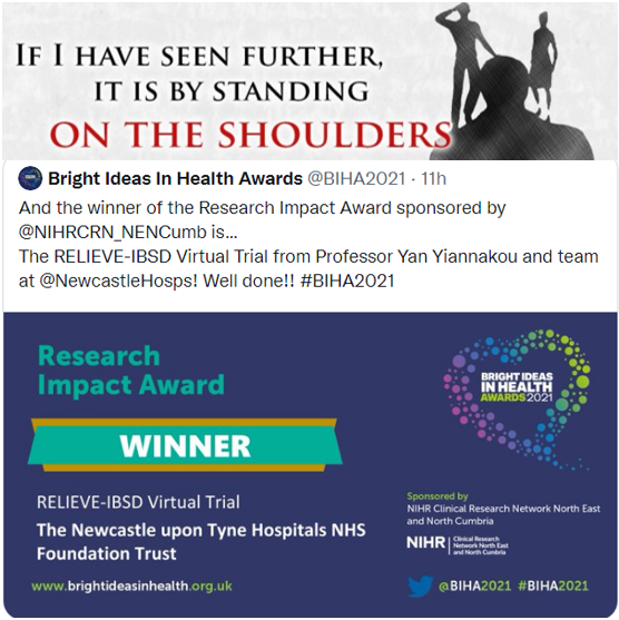 Yan_Yiannakou's tweet photo. A team effort with @PRCNewcastle but so many others contributed, especially the talented @Treevarg, our PPI rep @zenajones166 and unstinting support from @LesleyMcShane and @NuTHResearch. You are all giants! 👏🙏 https://t.co/gtFLZGpdpt