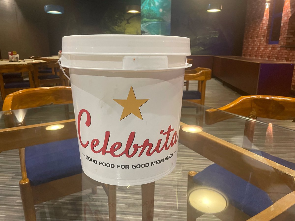 Celebrita BUCKET Biryani - Chicken Mutton n Veg..!!! Now Available… for 8 Persons #BucketBiryani #HyderabadiFood #JubileeHills #Tasty #Yummy @joy_samuel79 order on <a href="/zomato/">zomato</a> <a href="/swiggy_in/">swiggy</a>