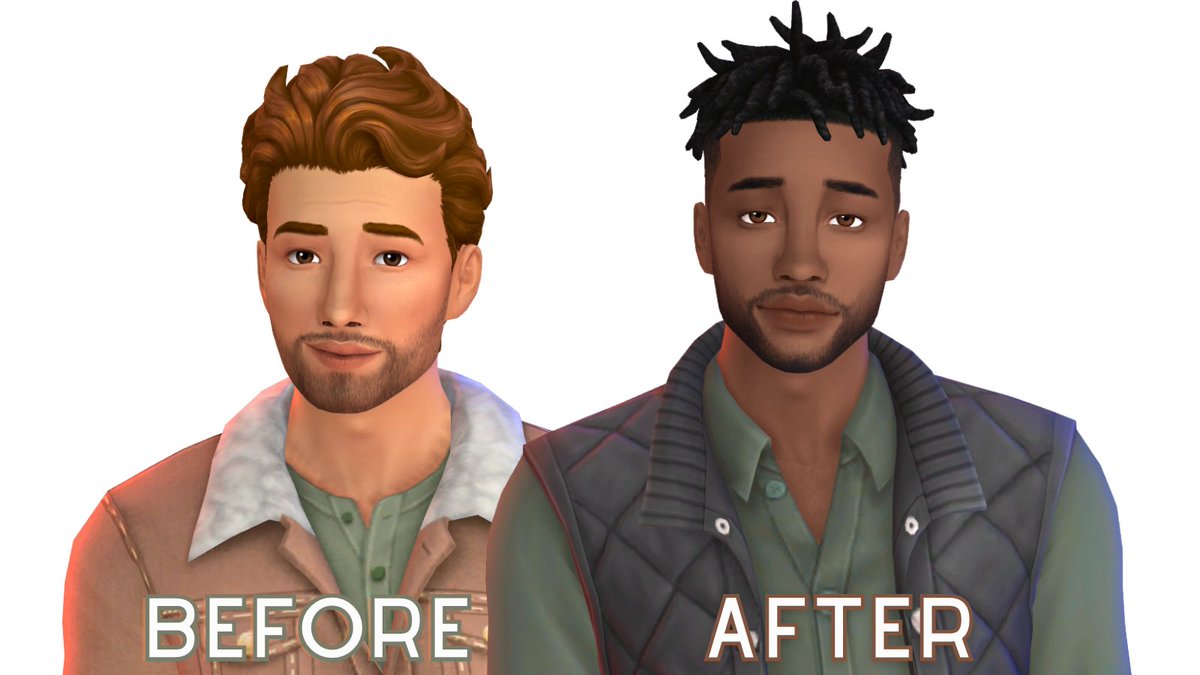 ShekinahSims's tweet photo. Greg Dawson: before and after #thediversityproject https://t.co/xu9brdXNH4