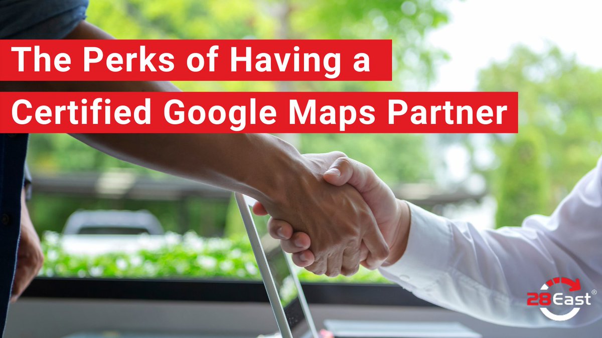 28East's tweet image. You’ve decided on Google Cloud as a business solution - great choice! Now get the most out of this powerful platform with the help of a Certified #GoogleMapsPartner.

Read our blog to find the benefits of having a partner &amp;amp; more: bit.ly/3HX1BAG 

#28East #GoogleMaps