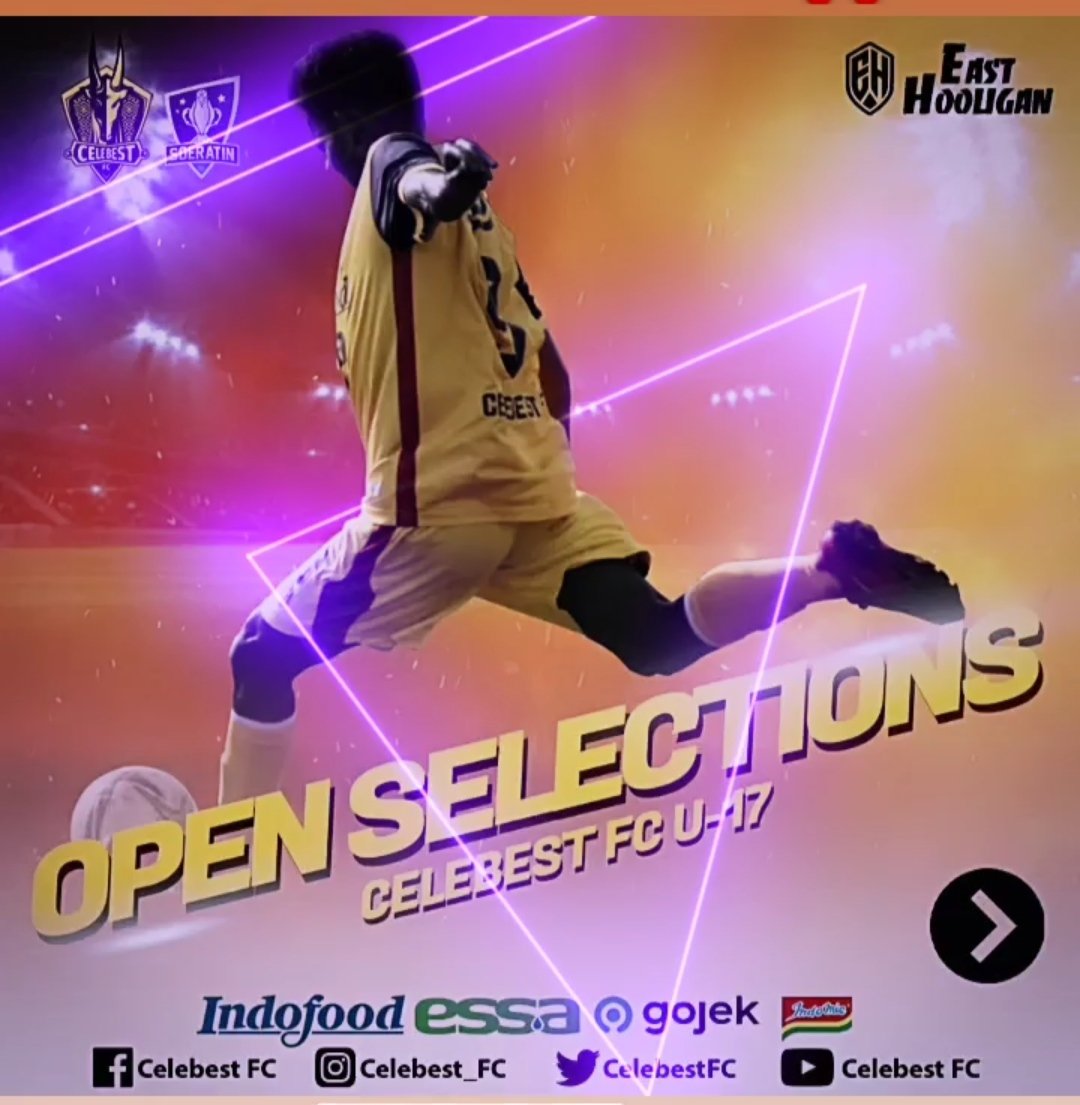 CelebestFC's tweet photo. 𝐒𝐞𝐥𝐞𝐤𝐬𝐢 𝐓𝐞𝐫𝐛𝐮𝐤𝐚 𝐓𝐚𝐧𝐝𝐮𝐤 𝐀𝐧𝐨𝐚 𝐌𝐮𝐝𝐚‼️
Ayo bergabung menjadi Tanduk Anoa Muda Celebest FC U-17 dalam rangka mengikuti Piala Soeratin 2021 
Syarat-syarat silakan baca di atas.
Ingat!! Ini Gratis!! 
#pakabelomore #mainbagus #celebestfcu17 #celebestfc https://t.co/KxTjZID90G