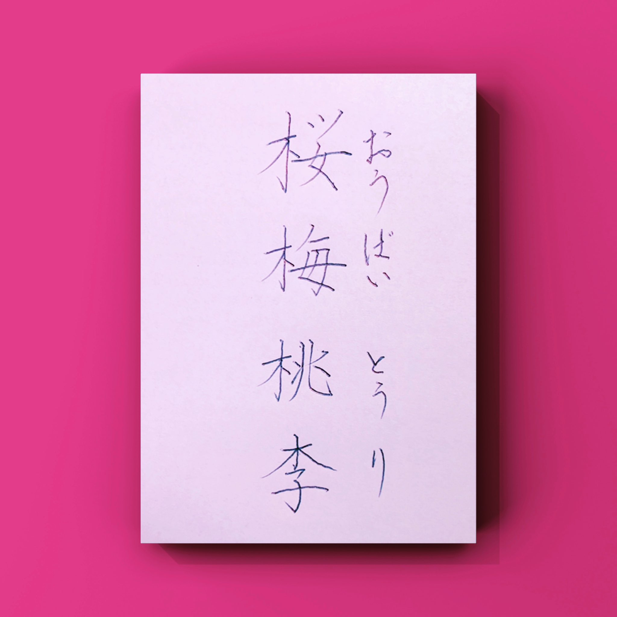 灑果 Saika 書道家 桜梅桃李 ダイソーボールペン 仕事の合間に 桜梅桃李 とは 桜は桜らしく 梅は梅らしく 桃は桃らしく 李は李らしく それぞれがありのままの姿で人生を咲かせ 実を結ぶことが出来るという意味 好きな言葉です ペン字