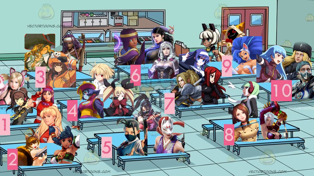 fighting game girl of the day | READ PINNED tweet media