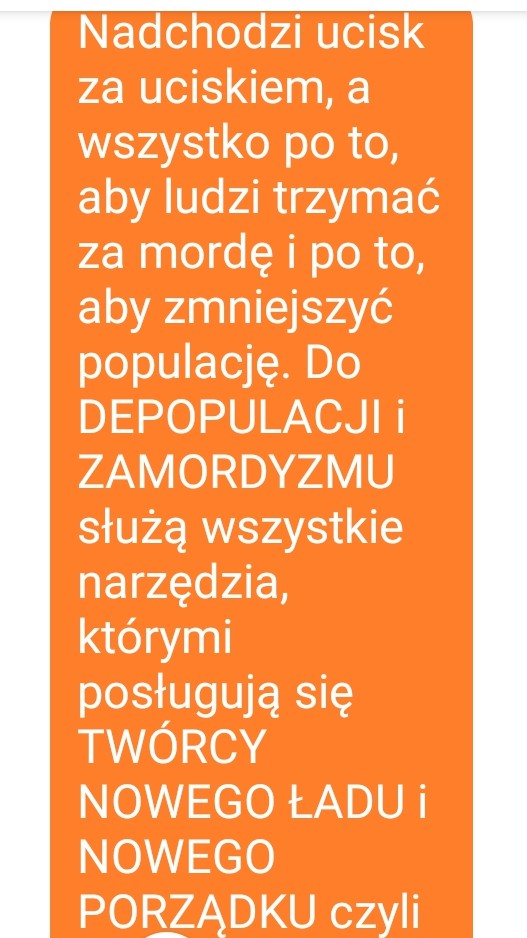 piotr_zarzycki's tweet photo. Zaczęli od Chin, a zaraz będą na całym świecie zamykać całe wielomilionowe miasta z powodu jednego zakażenia‼️
Należy się przeciwstawić, należy wypowiedzieć posłuszeństwo tym, którzy służą nie nam lecz służą bogatym i mającym władzę nad światem #NOWYM #WŁADCOM #ŚWIATA czyli NWO‼️ https://t.co/gVTAnQ0Iya