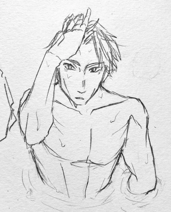 今日お風呂の日らしいね
前に描いたやつ載せとくわ 