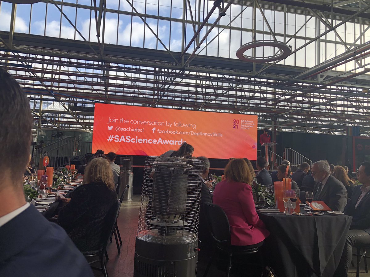 smortello's tweet photo. @DeptInnovSkills #SAscienceawards what a night with our researchers, entrepreneurs and innovators @CSIRO @UniversitySA @UniAdelSciences @Flinders @sagovau https://t.co/CCdjUYqkLv