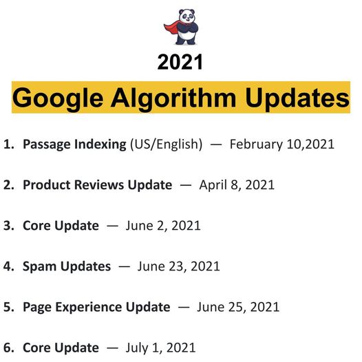 ViteDigital's tweet image. Stay connected to know more about google algorithms updates
#google #googlealgorithm #googlealgorithm2021 #googleupdate #googlealgorithmsupdate #Algorithms
#customer #morecustomers #seo #MarketingOnline
#businessowner #marketingonline #vitedigital