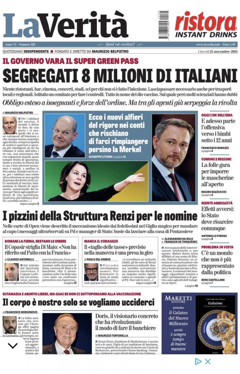 Renzi Renzi...

Come mai ossessionato dagli 007? tu e Conte...

Sarà mica per l' #Italygate ? #Italydidit