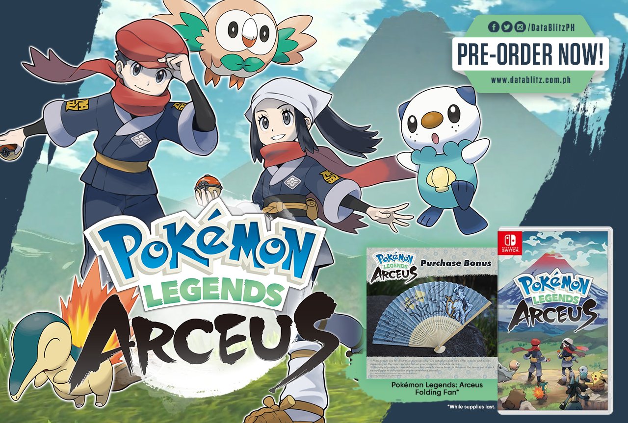 Pokémon Legends: Arceus, Special Bonuses, Official Website
