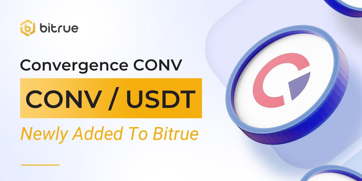 We're listing $CONV @ConvergenceFin today after they successfully passed the #BTRVote as well ! Deposits are open NOW, and pairs with $USDT open at 10:30 UTC today! bit.ly/3DUFkRT