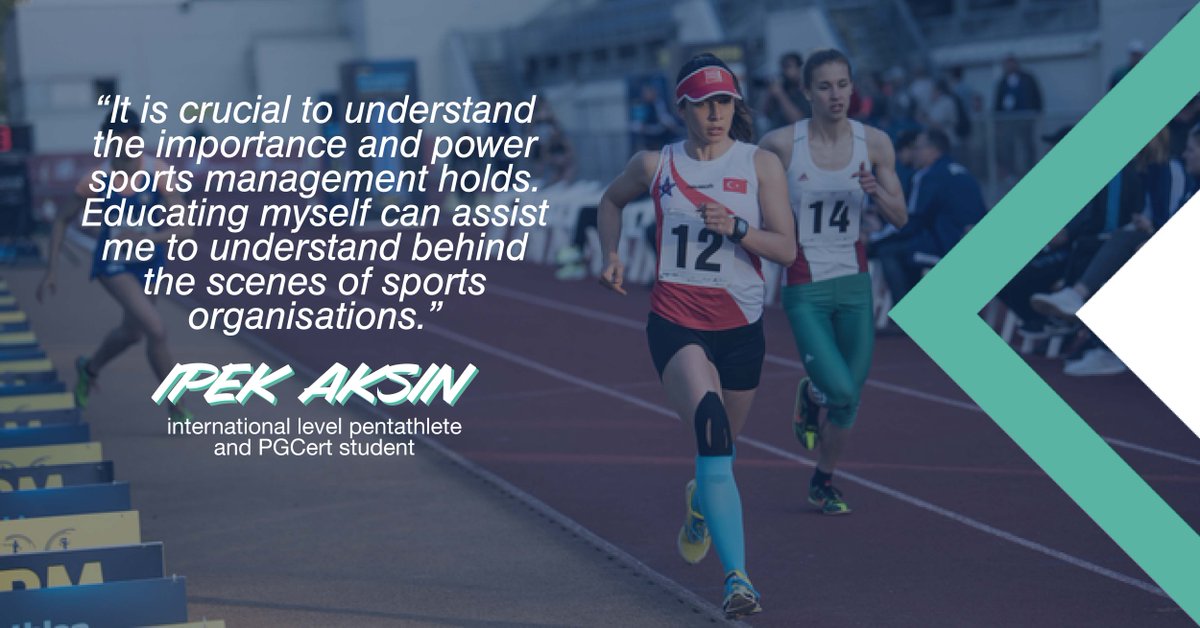WAoSport's tweet photo. Ipek Aksin and Sophia Huang both received a scholarship offered by @WAoSport and @WorldPentathlon and started the #PGCert in September. As Ipek says, "it is crucial to understand the importance and power sports management holds."👉 https://t.co/llr62ie1hK https://t.co/cOz9KVmUPa