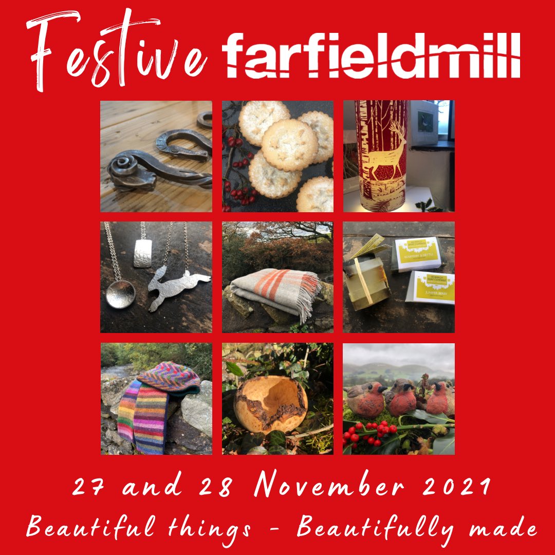 farfieldmill's tweet image. We don’t do Black Friday - we promote beautiful things beautifully made by artists and makers. When buying your Christmas gifts at the Mill you are supporting not only the Mill but many small businesses #buylocal #supportsmallbusiness #cumbria #art #craft #buyunique
